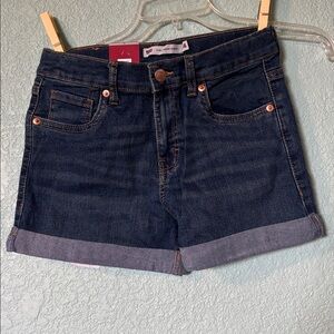 🆕 Levi's Jeans Girlfriend Shorts Shorts, Size 14 - NWT